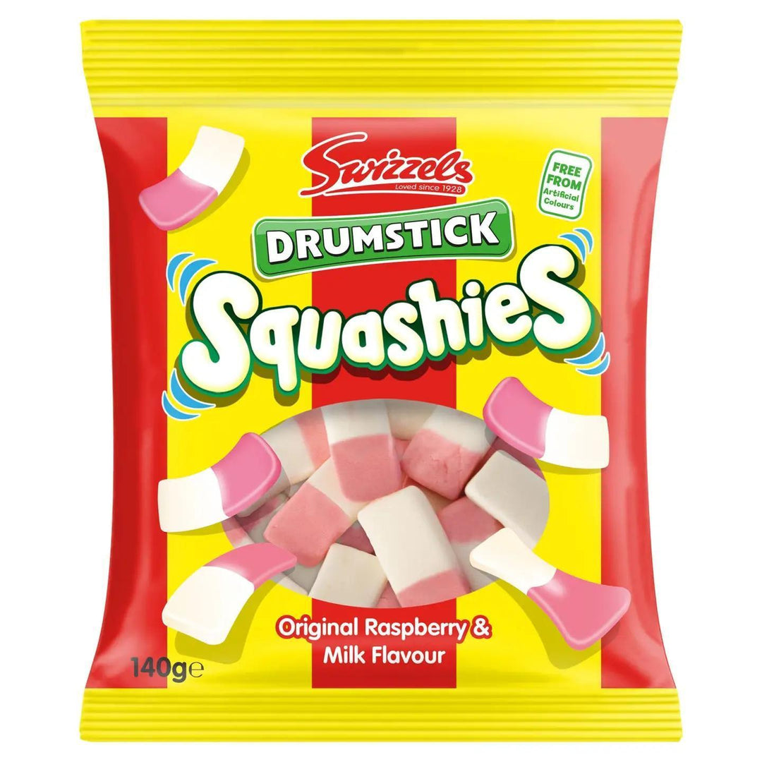 Swizzels Drumstick Squashies Original Raspberry & Milk Swizzels Drumstick Squashies