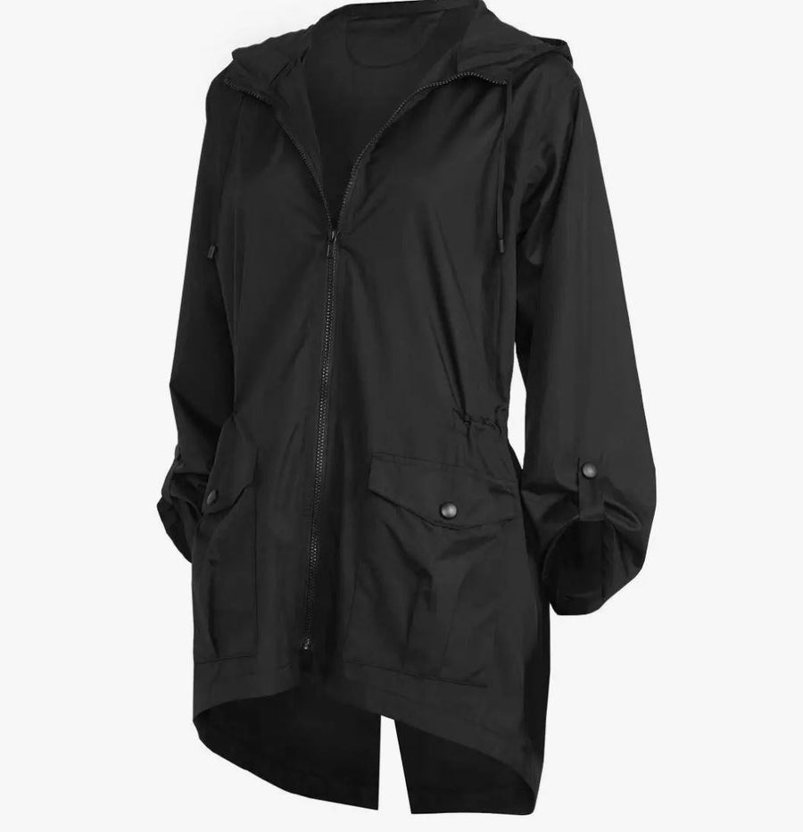 Packable Hi Lo Rain Jacket