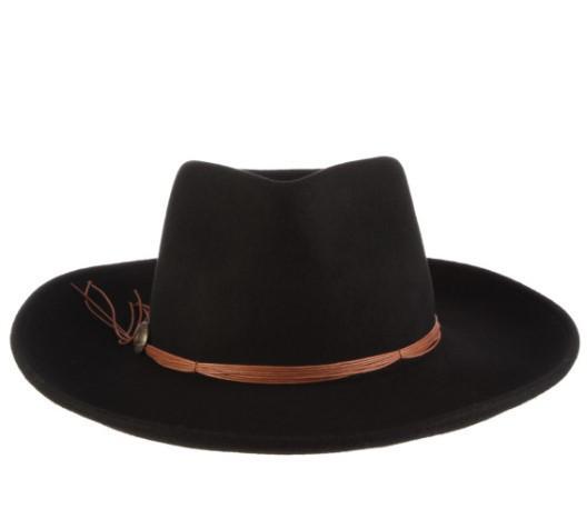 Palermo Wool Felt Rancher Hat | Black Palermo Wool Felt Rancher Hat | Black