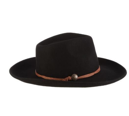 Palermo Wool Felt Rancher Hat | Black Palermo Wool Felt Rancher Hat | Black