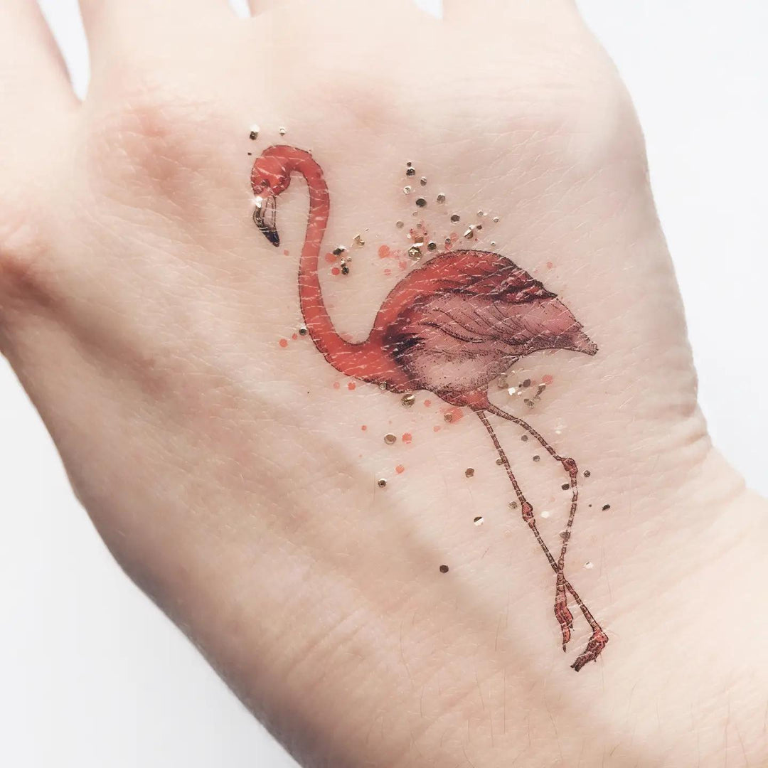 PAPERSELF Temporary Tattoo Skin Accessories | Mini Flamingo PAPERSELF Temporary Tattoo Skin Accessories | Mini Flamingo