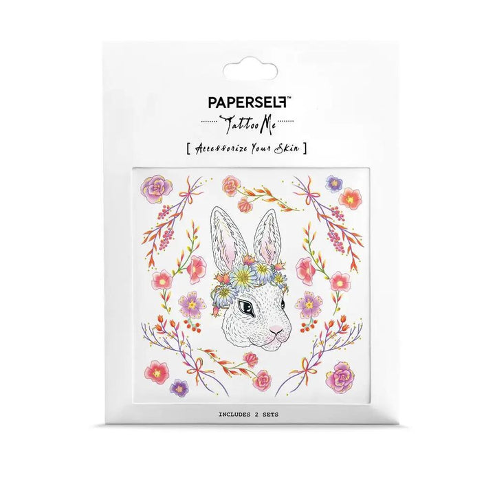 PAPERSELF Temporary Tattoo Skin Accessories | Rabbit in the Garden PAPERSELF Temporary Tattoo Skin Accessories | Rabbit in the Garden