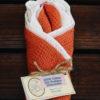 Woven Dishcloths 100% Cotton USA Made Paprika & Natural Woven Dishcloths 100% Cotton USA Made
