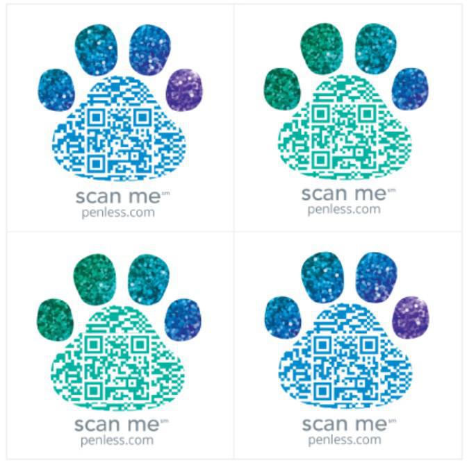 Penless VideoDrops Stickers – Add Video to Anything! Paw Prints Penless VideoDrops Stickers – Add Video to Anything!