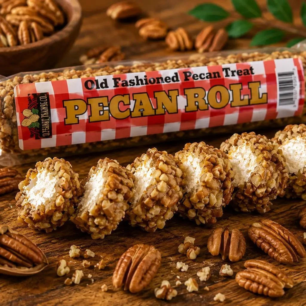 Peanut Trading Company Pecan Roll 4 oz. Peanut Trading Company Pecan Roll 4 oz.