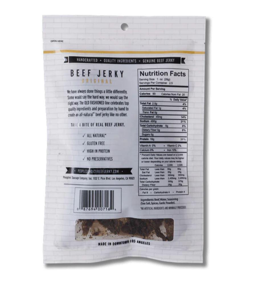 People's Choice Original or Spicy Beef Jerky – 2.5 oz Bag People's Choice Original or Spicy Beef Jerky – 2.5 oz Bag