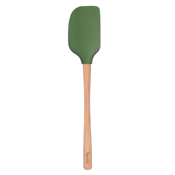 Flex-Core Wood Handled Spatula Pesto Green