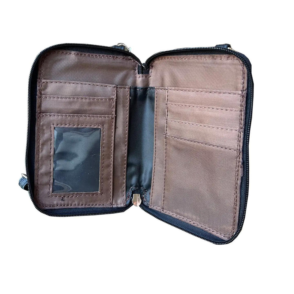 Phone Pouch with Credit Card Slots Adjustable Strap