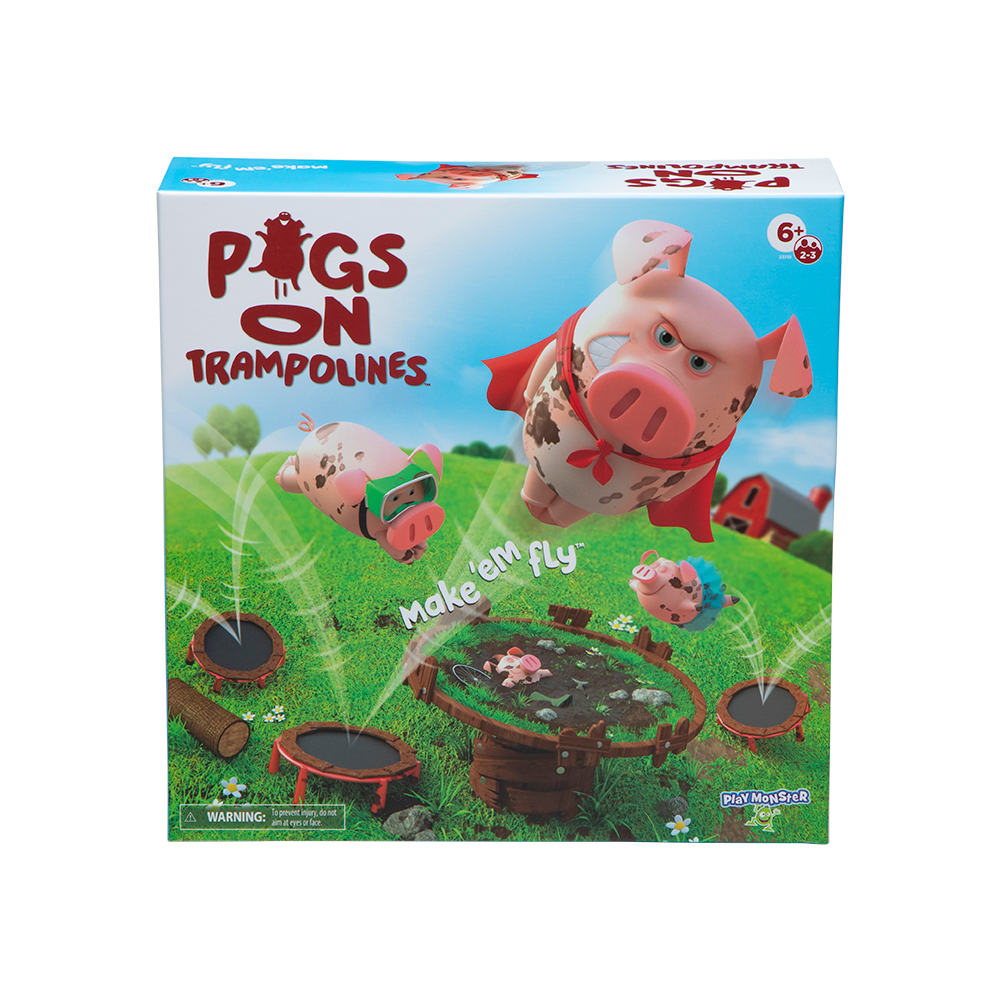 Pigs on Trampolines Game