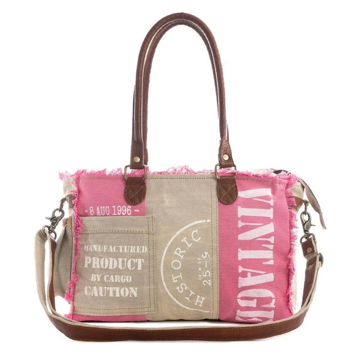 Queen Creek Weekender Bag Pink & Beige Queen Creek Weekender Bag