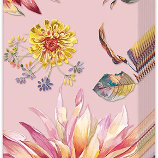 Designer Pocket Tissues Pink Dahlia Dream Designer Pocket Tissues