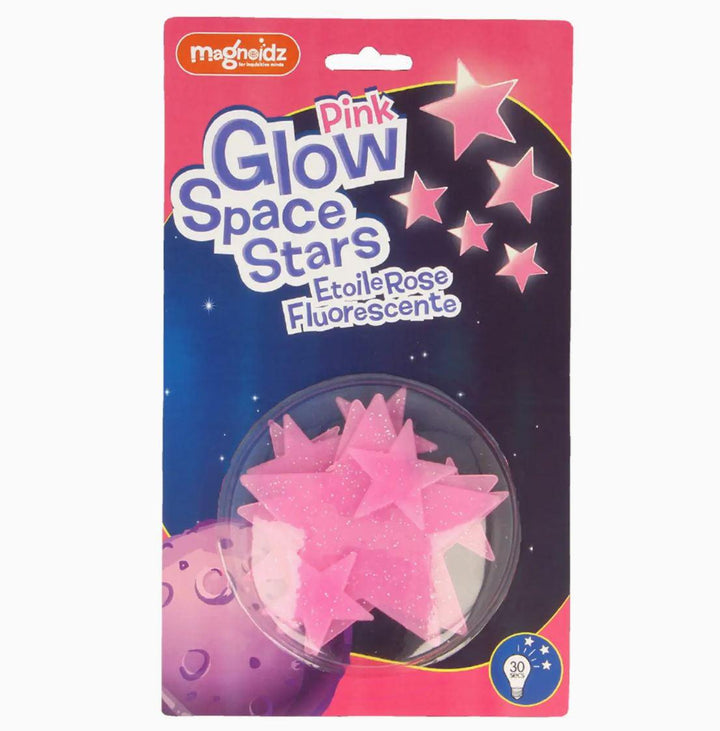 Glow Space Stars Pink