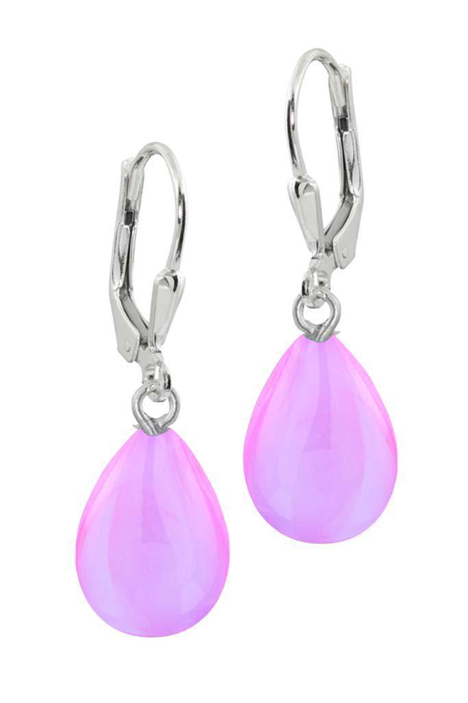 LeightWorks Crystal Drop Earrings Sterling Silver LeightWorks Crystal Drop Earrings Sterling Silver