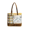 Plaid Granit Rose Tote Bag