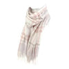 Cashmere Feel  Scarf Plaid Natural Cashmere Feel  Scarf