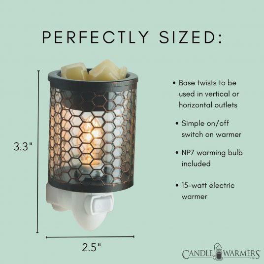 Pluggable Fragrance Warmer | Chicken Wire Pluggable Fragrance Warmer | Chicken Wire