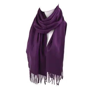 Cashmere Feel  Scarf Plum Cashmere Feel  Scarf