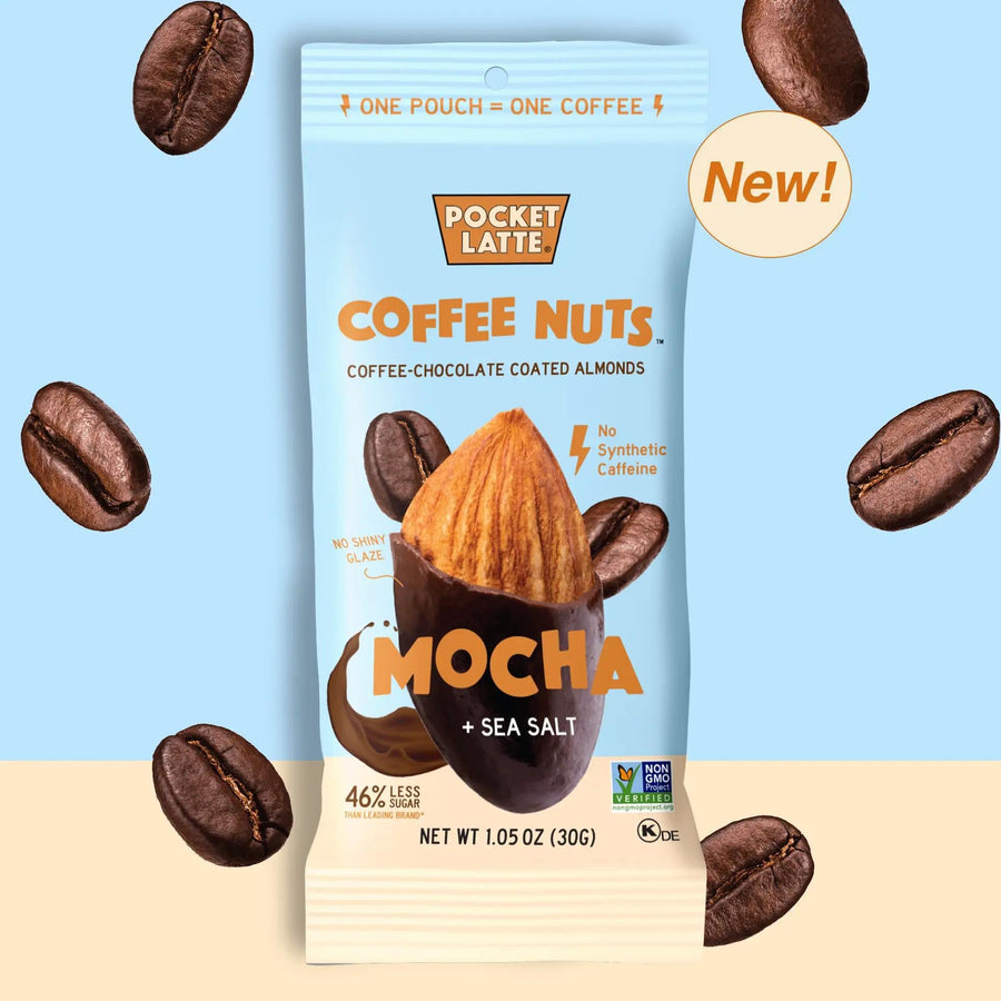 Pocket Latte Coffee Nuts | Mocha & Sea Salt Pocket Latte Coffee Nuts | Mocha & Sea Salt