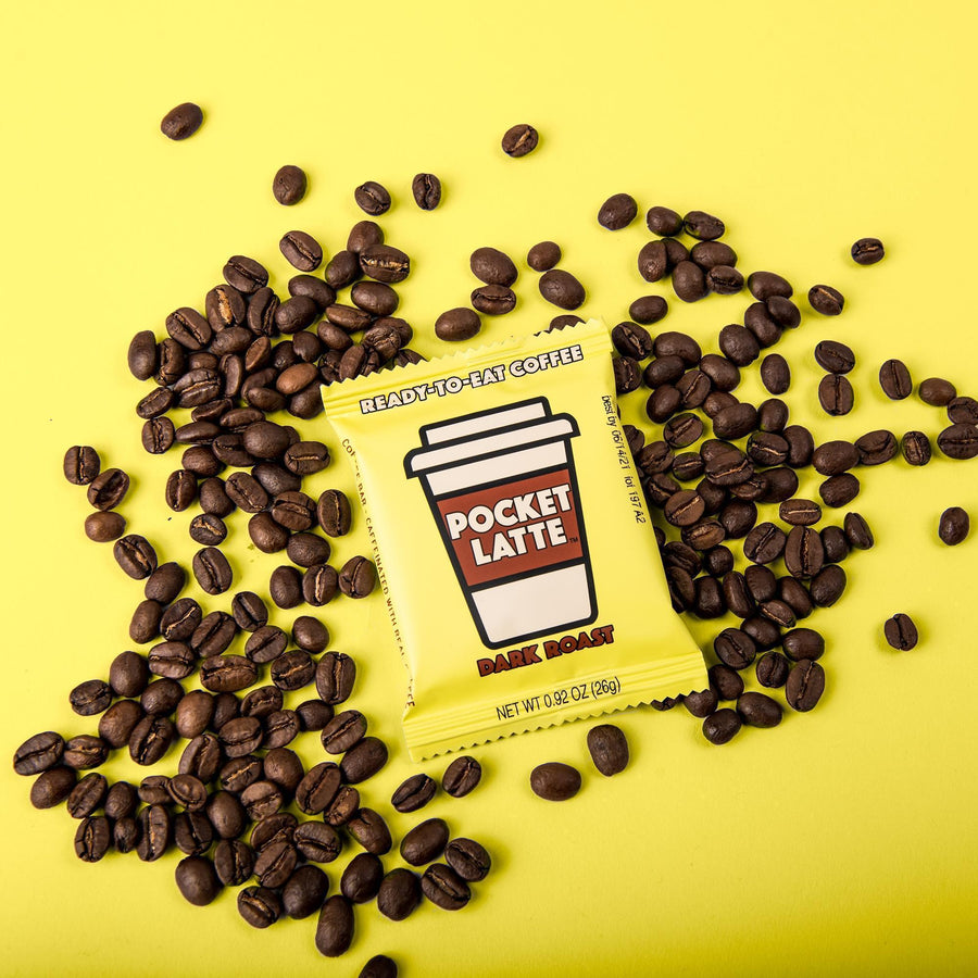 Pocket Latte Ready to Eat Coffee Chocolate | Dark Roast Pocket Latte Ready to Eat Coffee Chocolate | Dark Roast