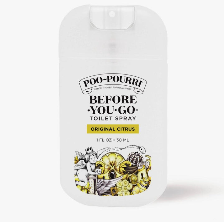 Poo-Pourri Before-You-Go Toilet Spray | Original Citrus Pocket Sprayer 1 fl oz. Poo-Pourri Before-You-Go Toilet Spray | Original Citrus