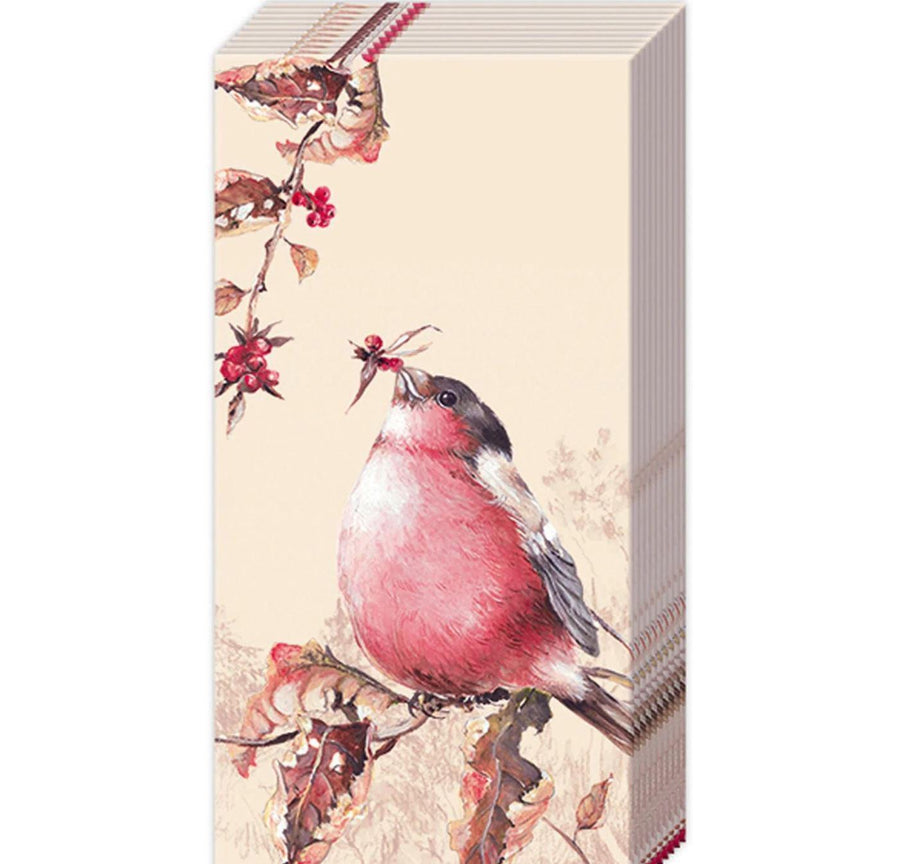 Pocket Tissues | Beautiful Bullfinch Bird