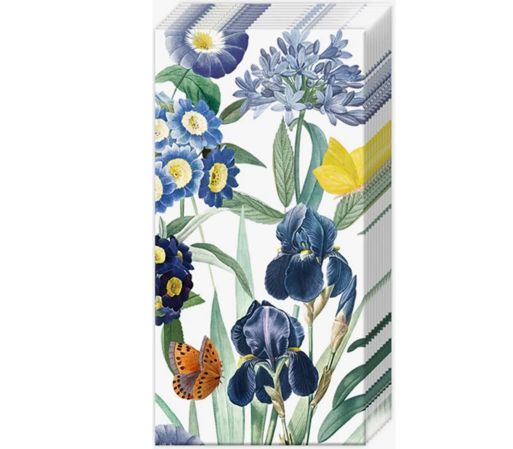 Pocket Tissues |Blue Velvet Iris
