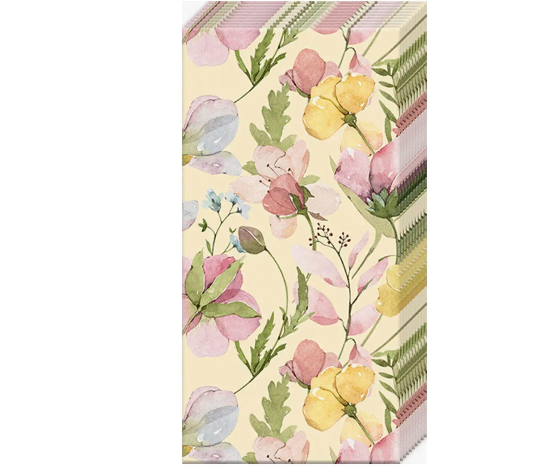 Pocket Tissues |Naima Cream Floral