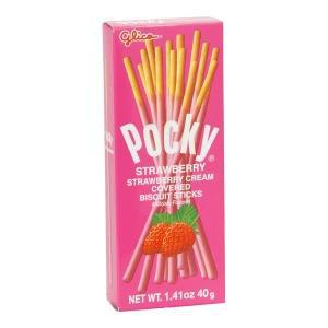 Pocky Strawberry Cookie Sticks