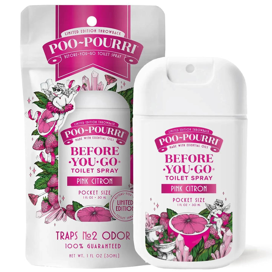 Poo-Pourri Before-You-Go Poo~Pourri Pink Citron 1oz Pocket Sprayer Poo-Pourri Before-You-Go Poo~Pourri Pink Citron 1oz Pocket Sprayer