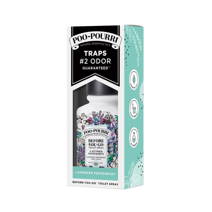 Poo-Pourri Before-You-Go Toilet Spray | Lavender Peppermint Poo-Pourri Before-You-Go Toilet Spray | Lavender Peppermint