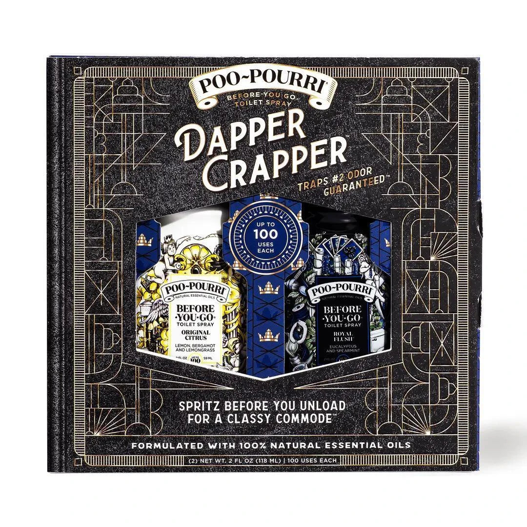 Poo~Pourri Dapper Crapper Gift Set 2 Pack 2 oz Poo~Pourri Dapper Crapper Gift Set 2 Pack 2 oz