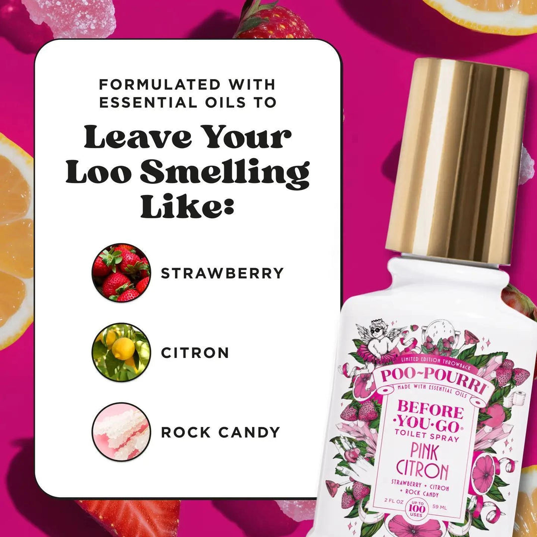 Poo~Pourri Pink Citron 2oz Poo~Pourri Pink Citron 2oz