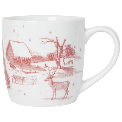 Porcelain Mug | Winter Toile