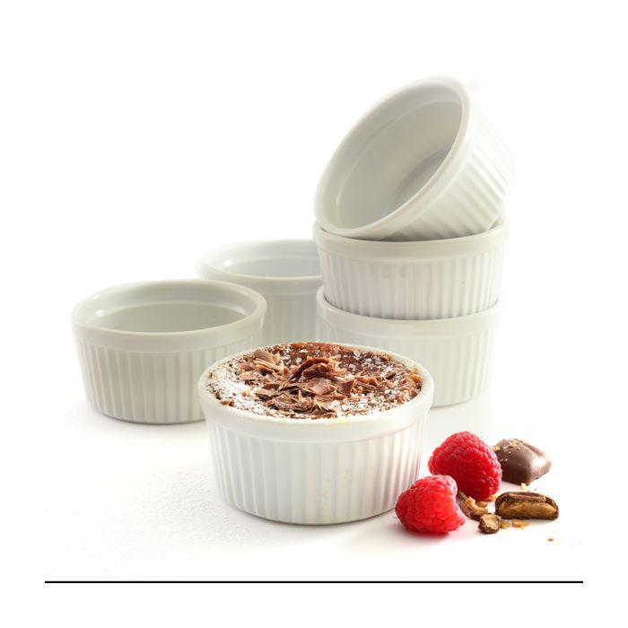 Porcelain Ramekins Set of 6 | 4 oz Porcelain Ramekins Set of 6 | 4 oz