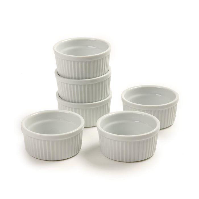 Porcelain Ramekins Set of 6 | 4 oz Porcelain Ramekins Set of 6 | 4 oz
