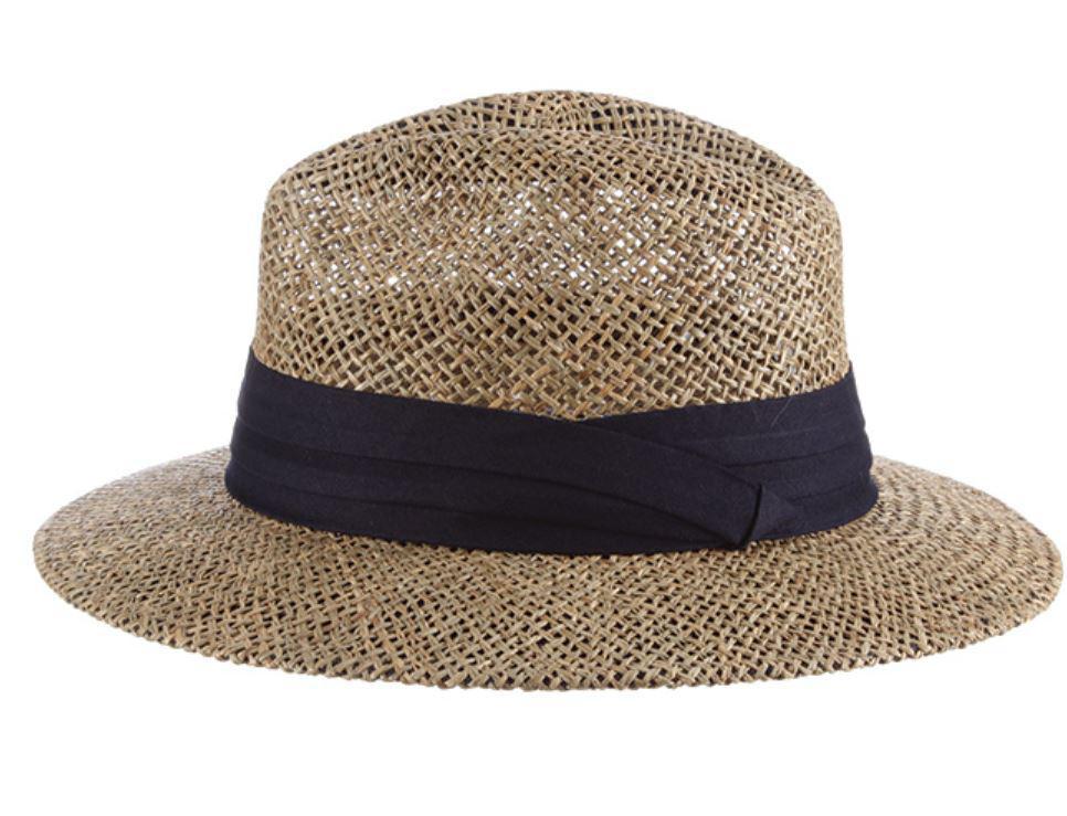 Portland Twisted Seagrass Straw Safari Hat | Khaki