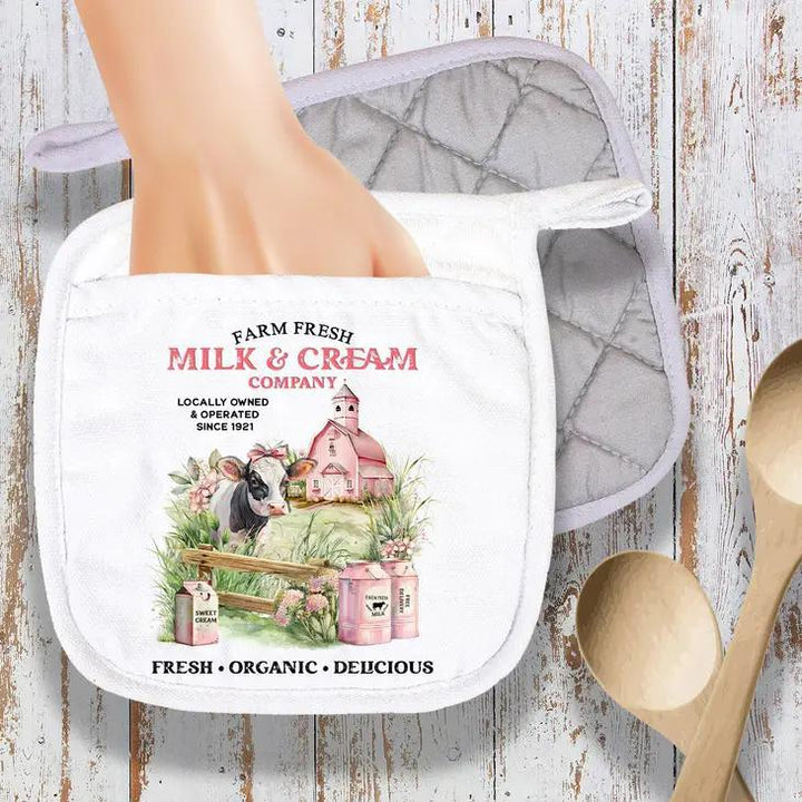 Pot Holder Oven Mitt | Country Farm Fresh Milk & Creamery Co.