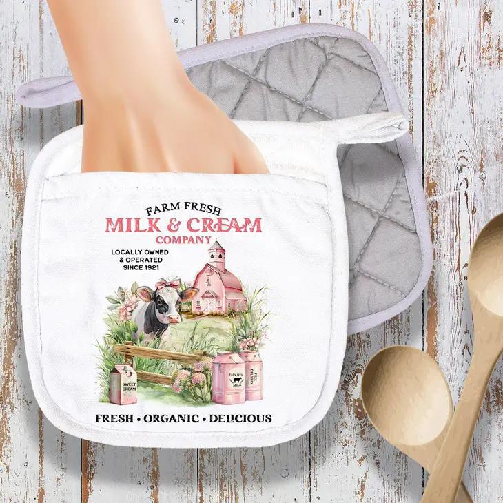 Pot Holder Oven Mitt | Country Farm Fresh Milk & Creamery Co.