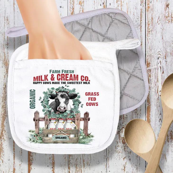 Pot Holder Oven Mitt | Farm Fresh Milk & Cream Co.
