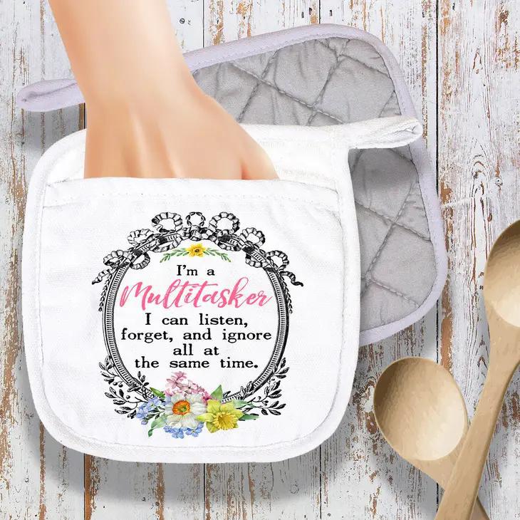 Pot Holder Oven Mitt | I'm a Multitasker
