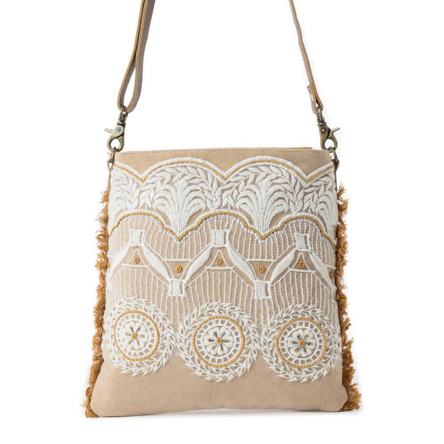 Prairie Lace Shoulder Bag in Cottage White Prairie Lace Shoulder Bag in Cottage White