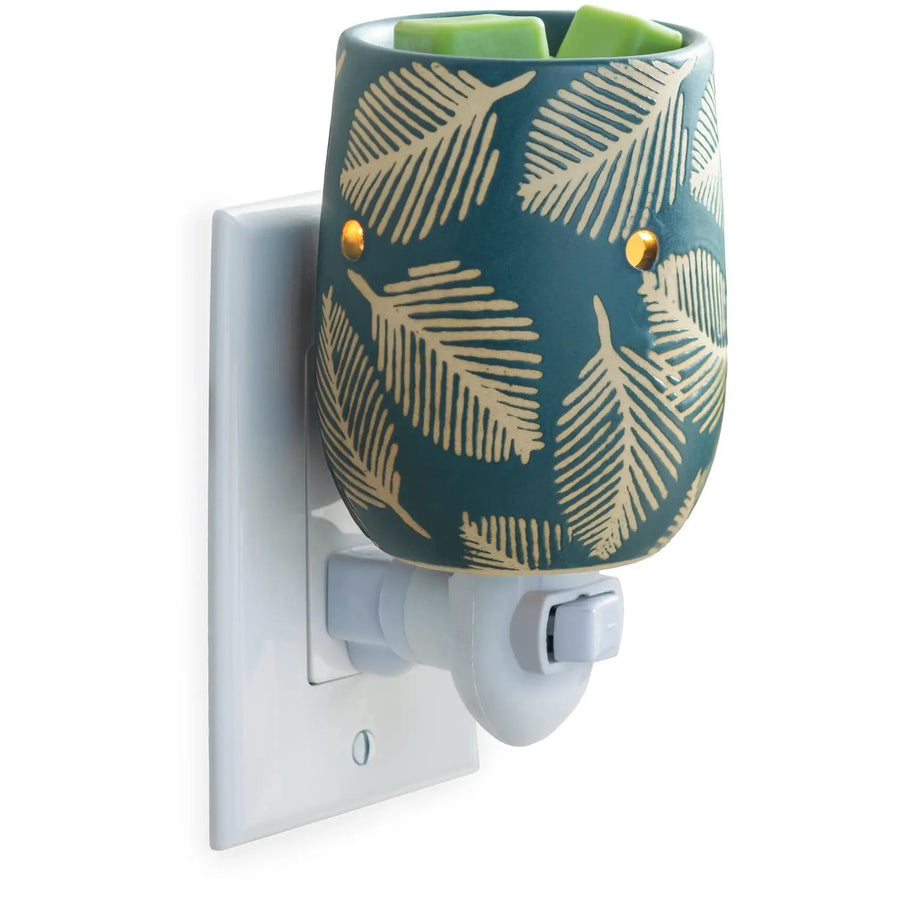 Pressed Leaf Pluggable Fragrance Warmer Pressed Leaf Pluggable Fragrance Warmer