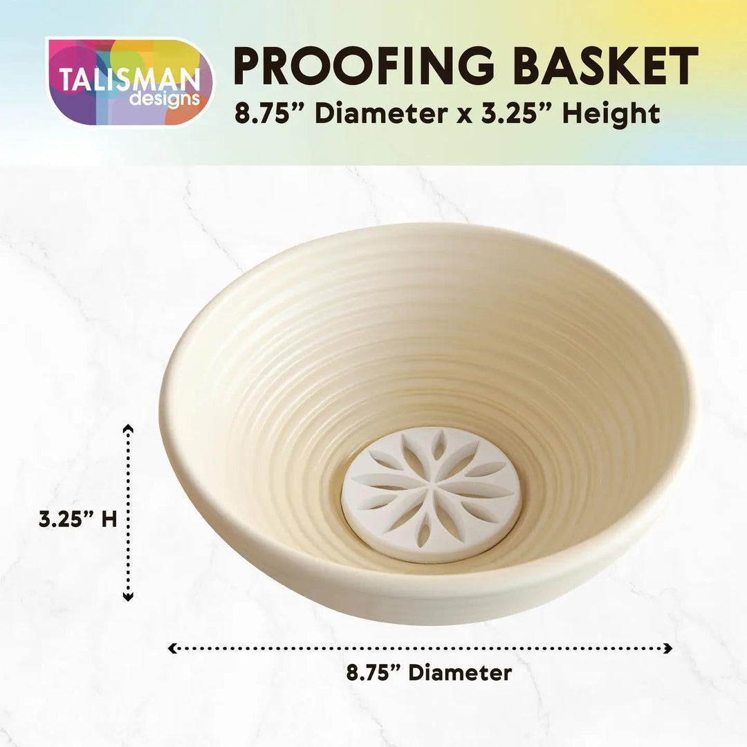 Proofing Basket & Embosser – 8" Plastic Bowl for Artisan Bread Proofing Basket & Embosser – 8" Plastic Bowl for Artisan Bread