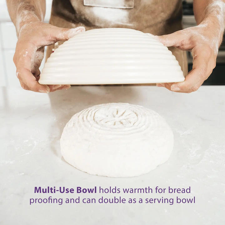 Proofing Basket & Embosser – 8" Plastic Bowl for Artisan Bread Proofing Basket & Embosser – 8" Plastic Bowl for Artisan Bread