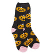 World's Softest Socks Holiday Halloween Cozy Winter Crew Pumpkin