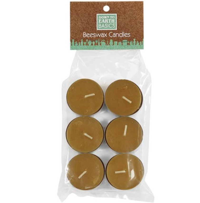 Pure Beeswax Tea Lights Bag/6 Pure Beeswax Tea Lights Bag/6