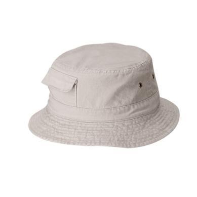 Lure Pigment Dyed Cargo Bucket Hat Putty S/M