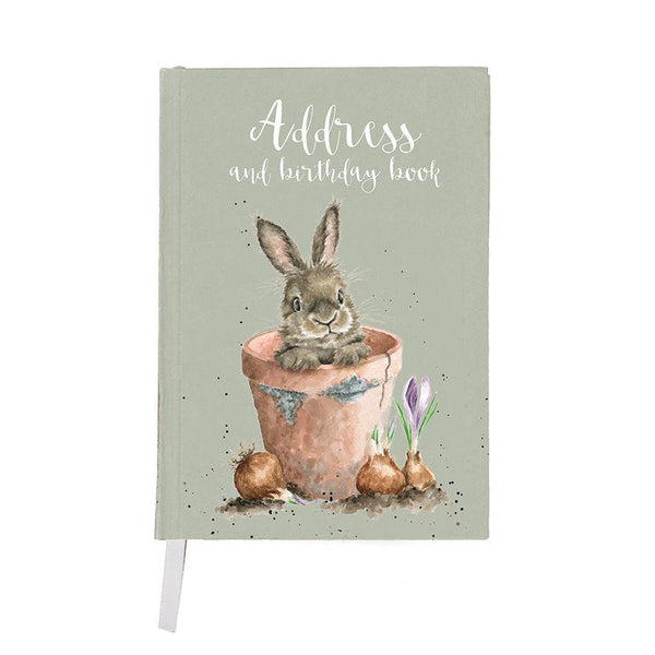 Wrendale Designs Address Book Rabbit - The Flower Pot