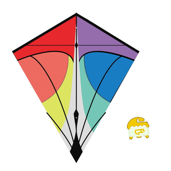 Max Distance Super Kite Rainbow