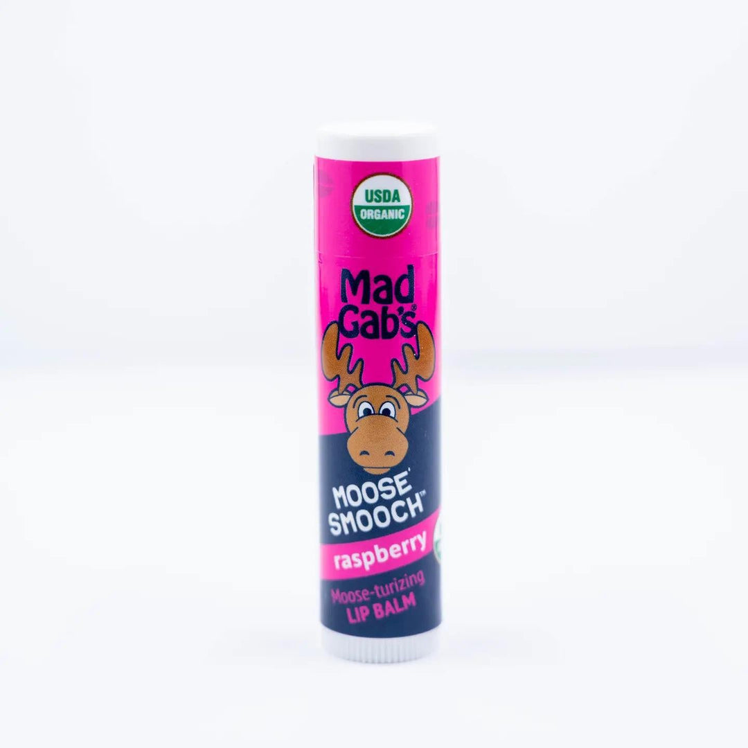 Mad Gab’s Organic Moose Smooch Lip Balm Raspberry Mad Gab’s Organic Moose Smooch Lip Balm